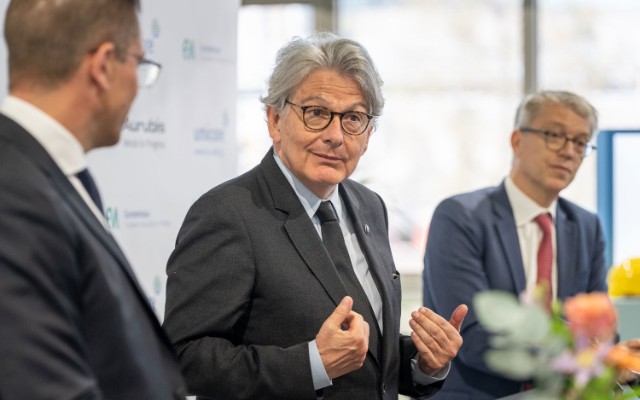 Visit Thierry Breton Aurubis Olen Heiko Arnold 